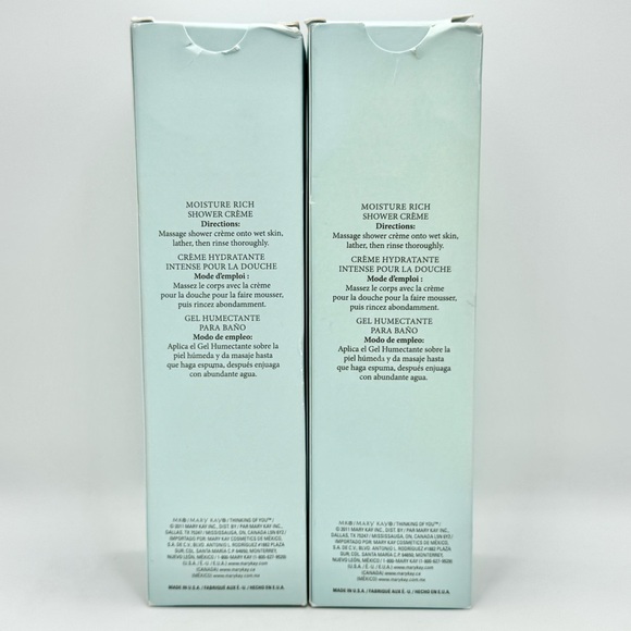 Mary Kay Moisture Rich Shower Crème 6 fl. oz. NIB (2 Pack) - Picture 2 of 3